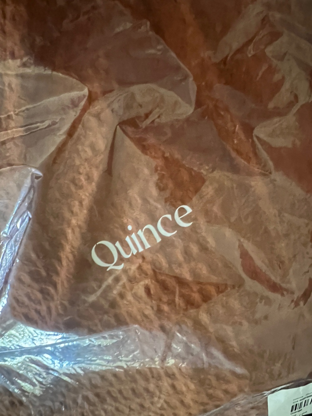 Quince terracotta 100% cotton duvet cover new